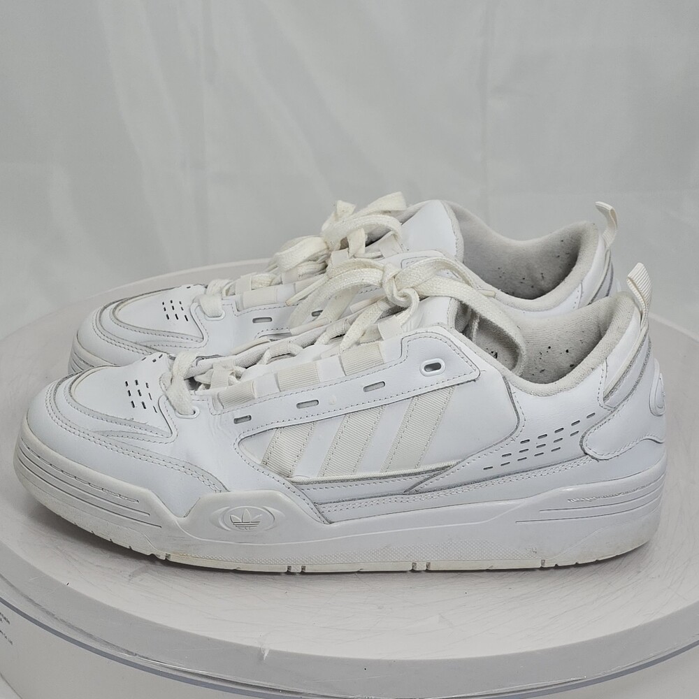 adidas ADI2000 Men 13 Triple White HR1745 Skateboard-Style Streetwear Chunky Y2K